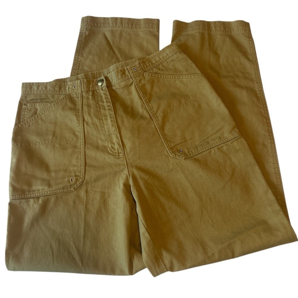 Lauren Ralph Lauren Pants High Waist Five Pocket Tan Women’s Size 12 Preppy Mom